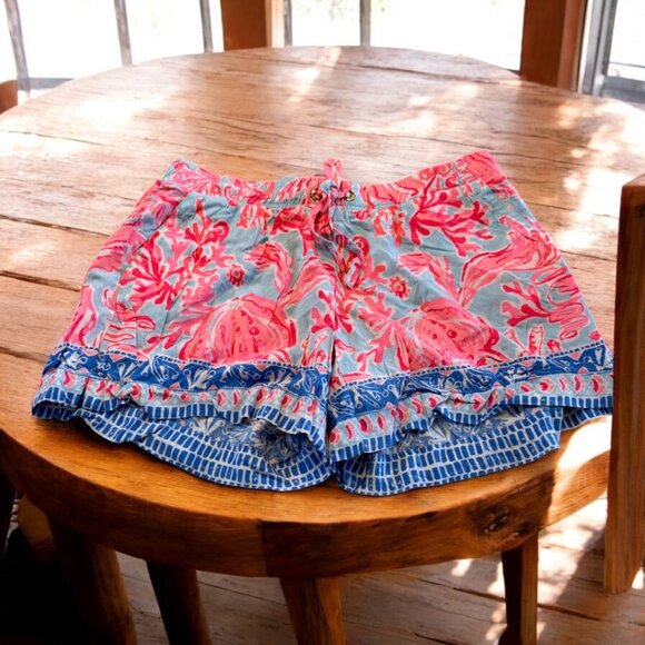Lilly Pulitzer Katia Mid-Rise Shorts Size Small - Picture 2 of 10